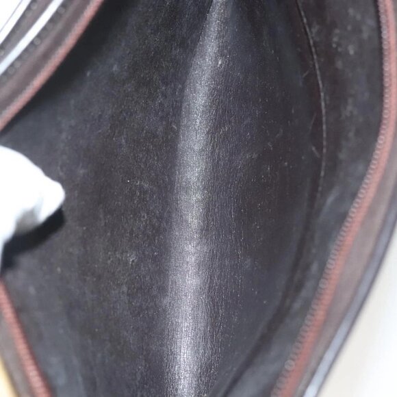 Christian Dior Trotter Canvas Shoulder Bag Brown Gold Auth ep10263 - Picture 11 of 16